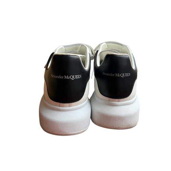 Alexander McQueen Women's Oversized Triple Strap Sneaker Velcro White Black 41 - Picture 3 of 8